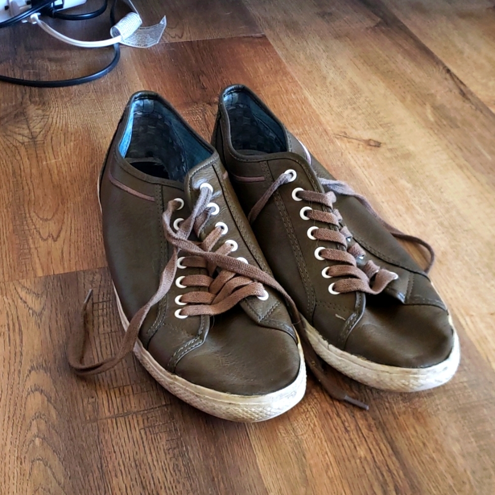 US13 M, Ben Sherman Olive shoes